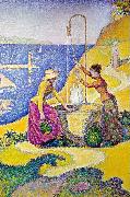 Paul Signac Women at the Well oil painting